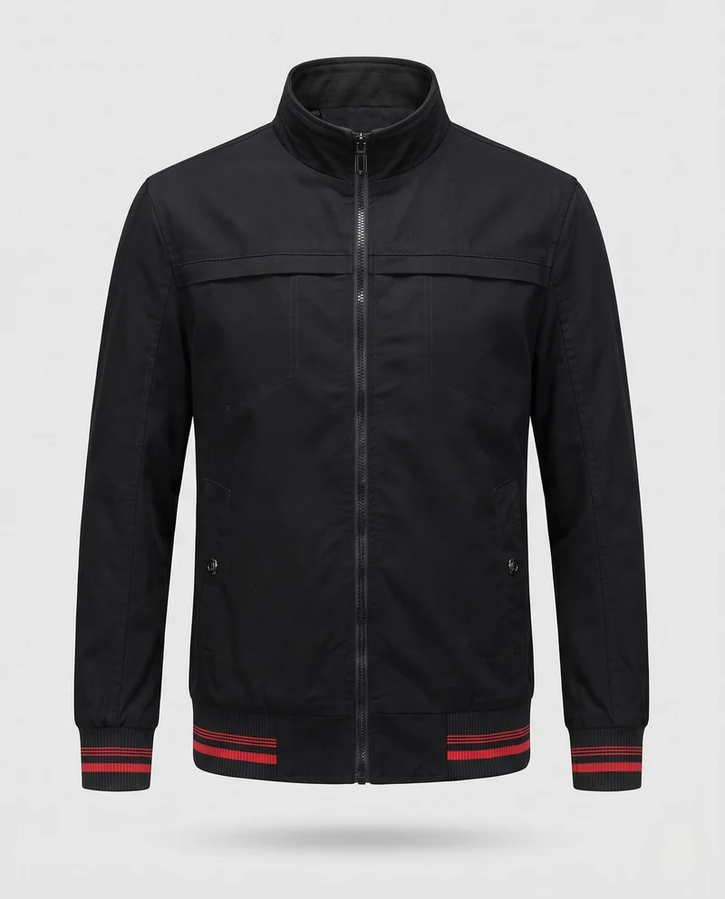 Männer Sportliche Übergangsjacke mit Reißverschluss Drune