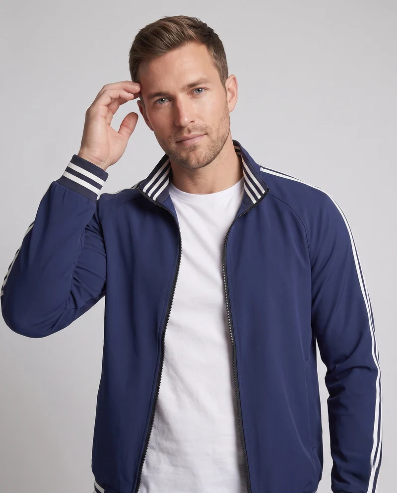 Sportliche Übergangsjacke für Herren mit Streifen Drune