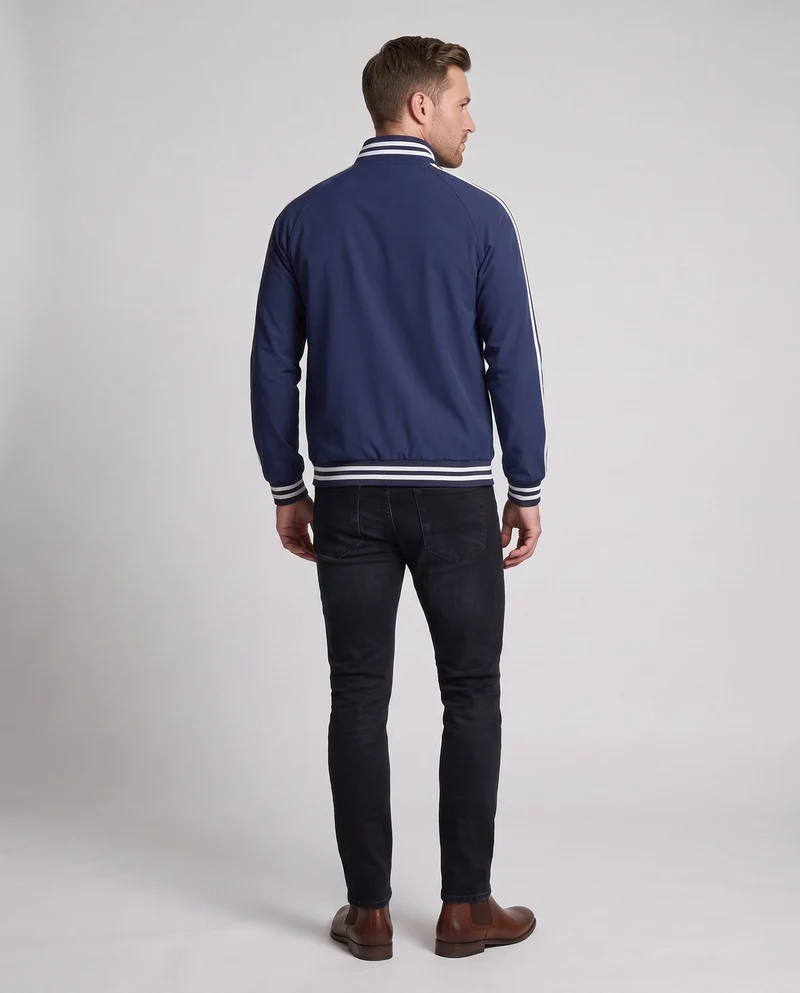 Sportliche Übergangsjacke für Herren mit Streifen Drune