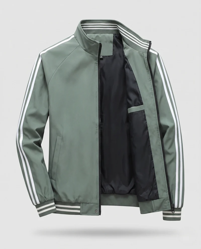 Sportliche Übergangsjacke für Herren mit Streifen Drune