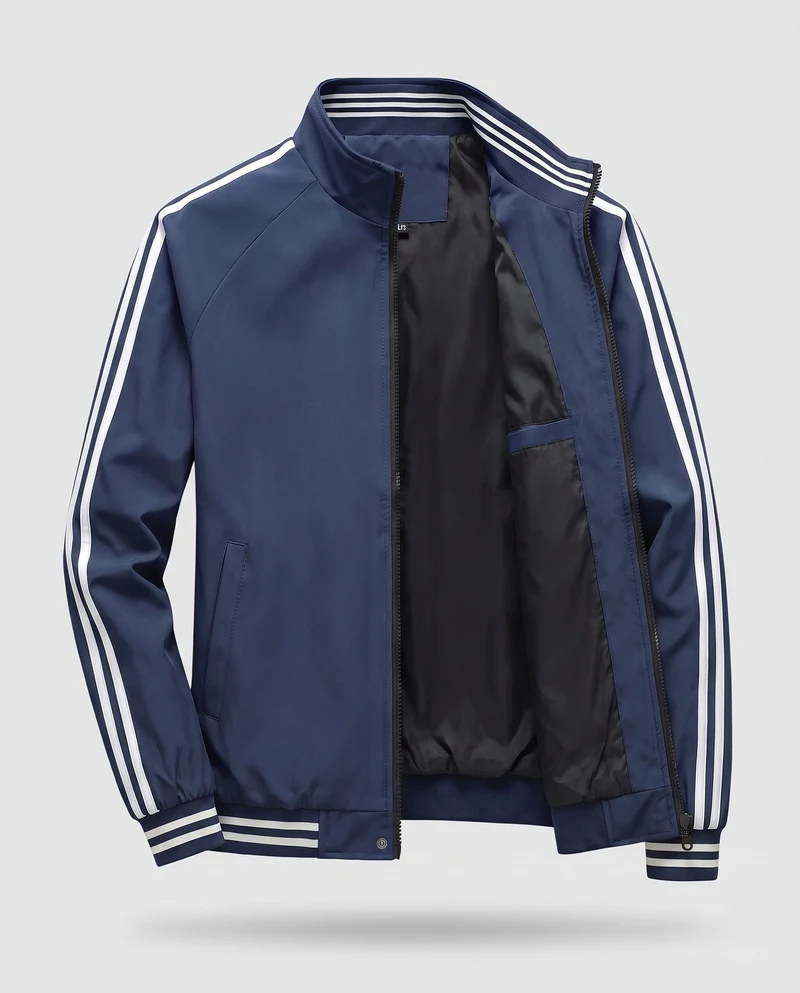 Sportliche Übergangsjacke für Herren mit Streifen Drune