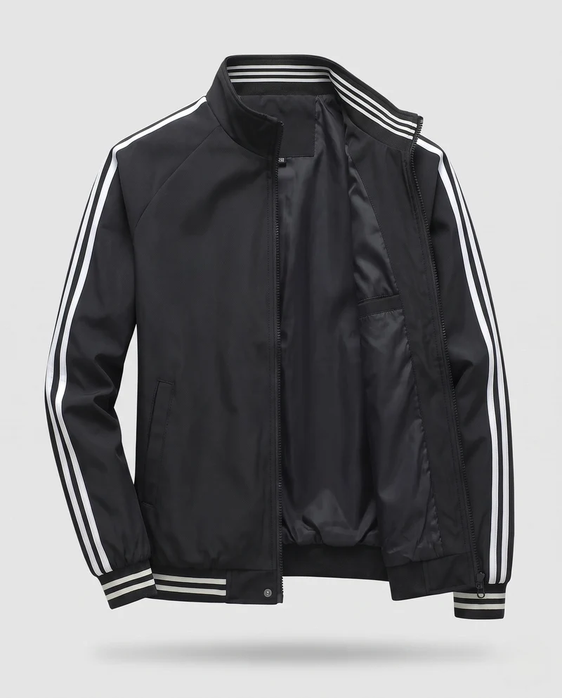 Sportliche Übergangsjacke für Herren mit Streifen Drune
