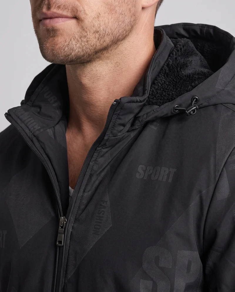 Sportliche Winterjacke für Herren mit Fleece-Futter Drune