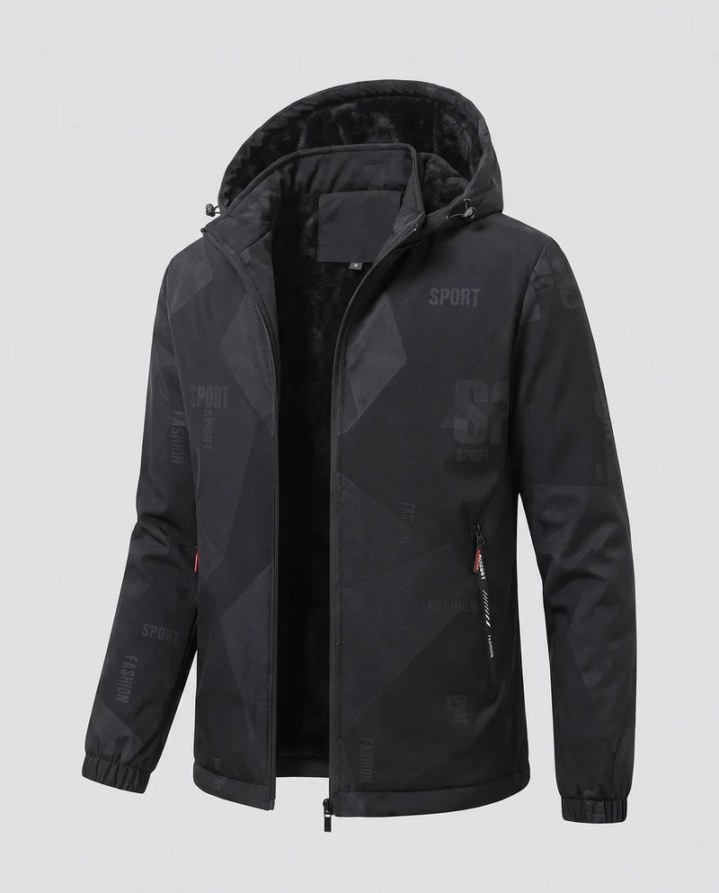 Sportliche Winterjacke für Herren mit Fleece-Futter Drune