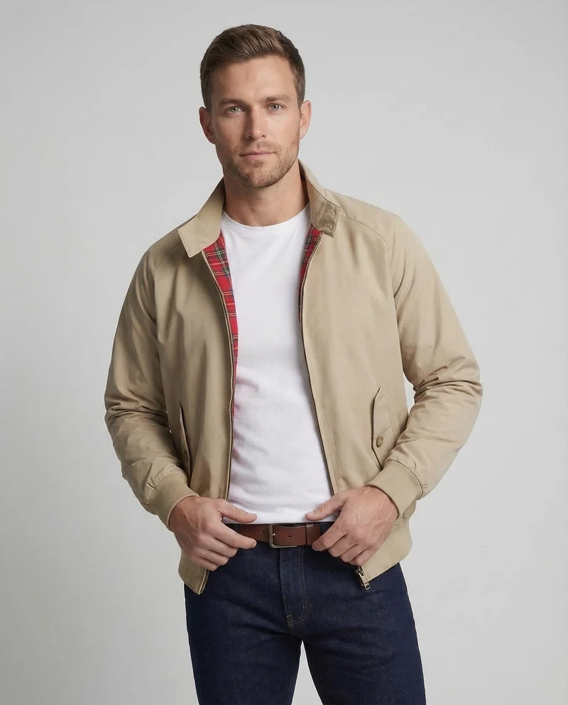 Herren Harrington Jacke Winddicht