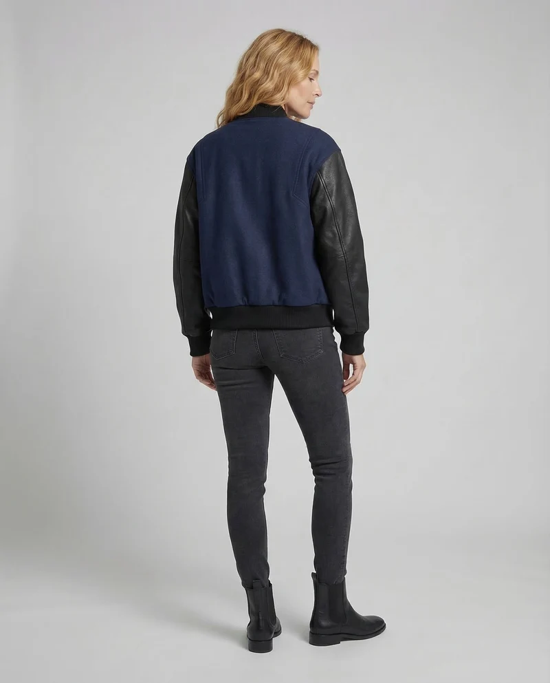 Damen Varsity Jacke Oversize