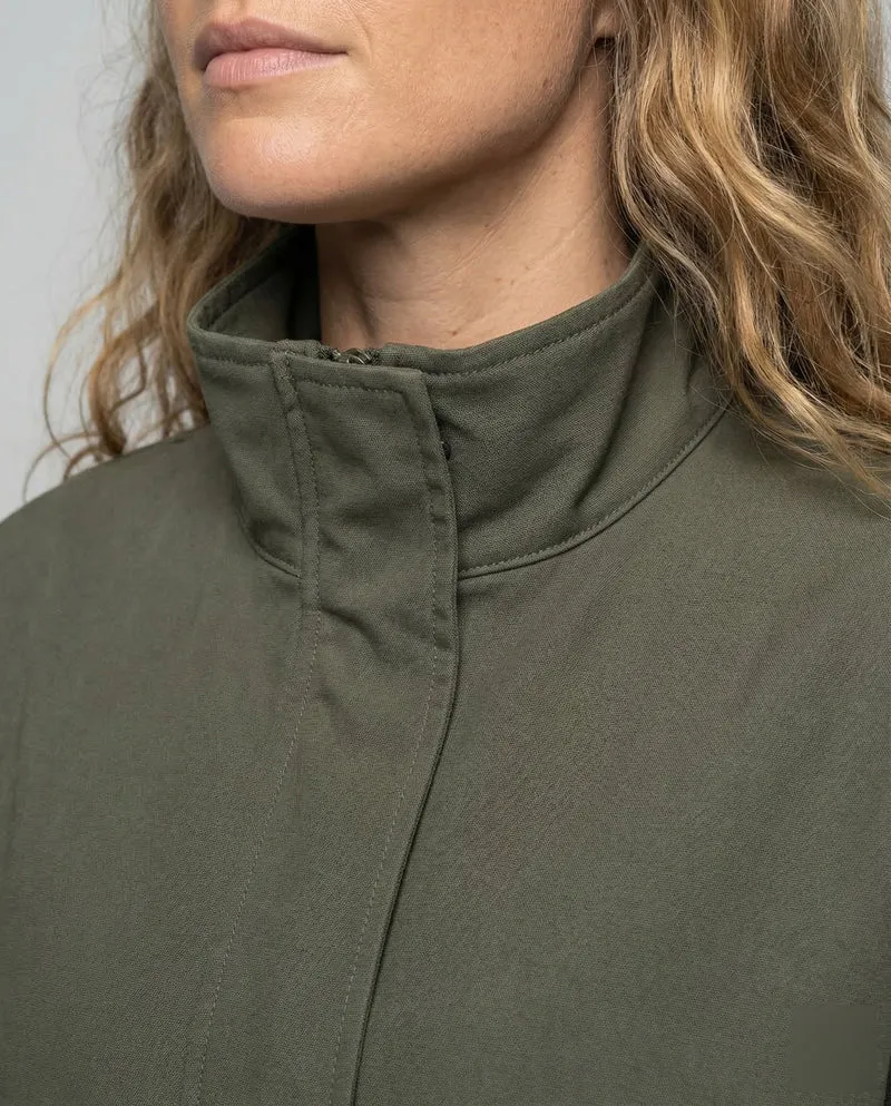 Damen Utility-Jacke mit Kordelzug