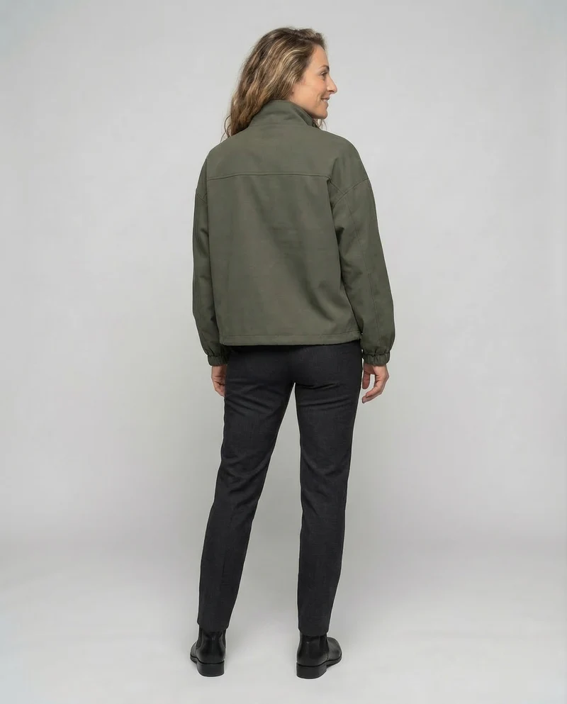 Damen Utility-Jacke mit Kordelzug