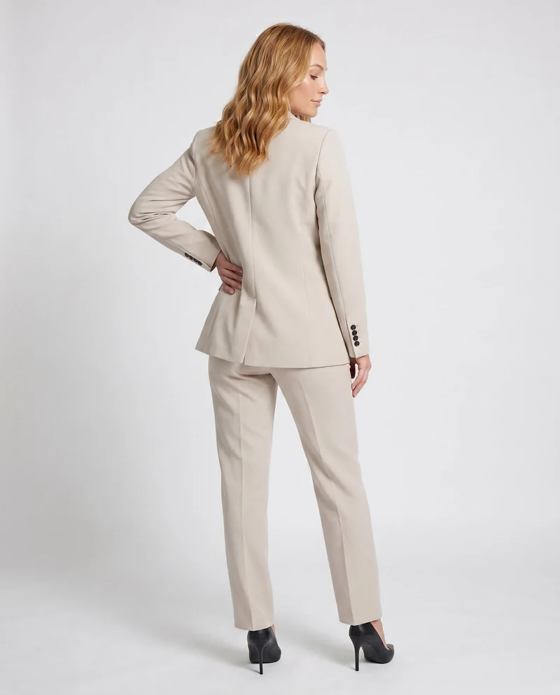 Elegante Damenbusinessjacke mit modischen Details und fließendem Schnitt