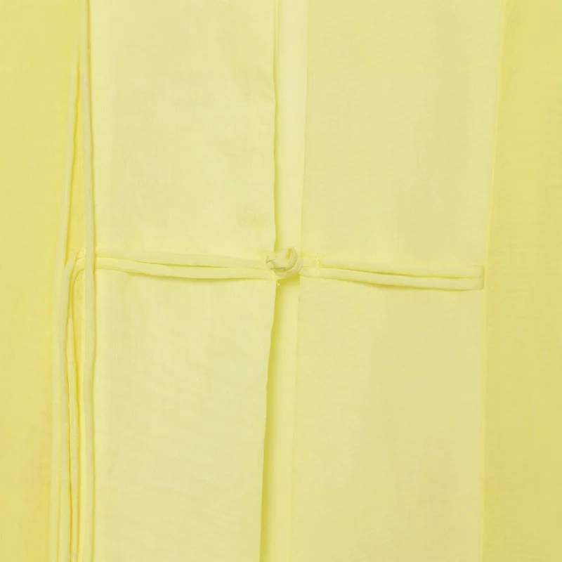 Damen Weites Kimono‑Cape aus leichter Chiffon‑Optik mit dekorativen Knotenverschlüssen Drune