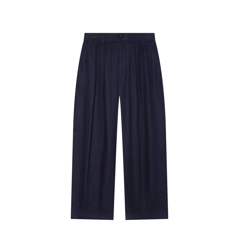 Damen Oversized Seidenimitat-Hemdbluse mit Kentkragen und Manschetten Drune