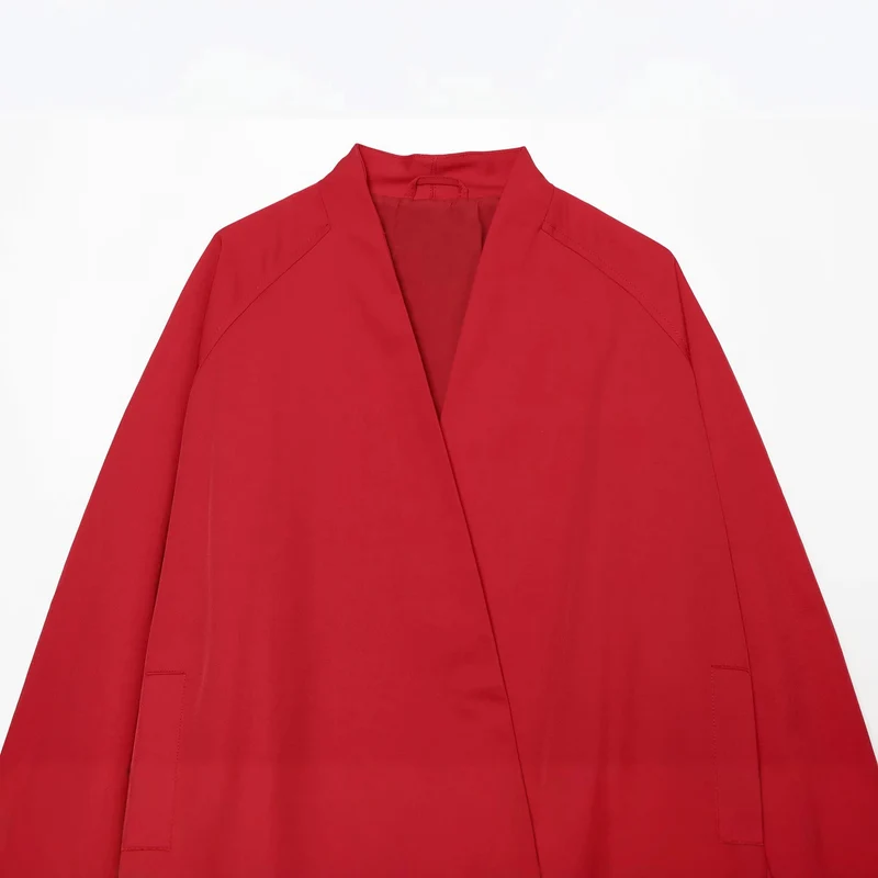 Damen Oversized Bomberjacke mit Schalkragen, Raglanärmeln und elastischem Saum Drune