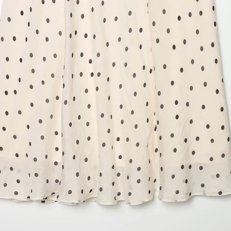 Damen Leichter Midirock mit hoher Taille, A‑Linie und Bindegürtel Drune