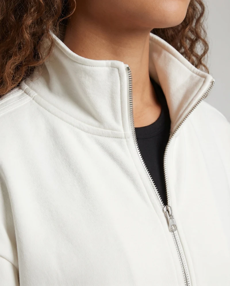 Damen Sportjacke mit hohem Kragen und lässiger Passform