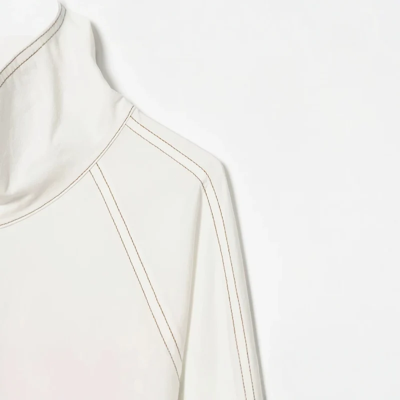 Damen Utility-Übergangsjacke mit Stehkragen und Taillengürtel Drune