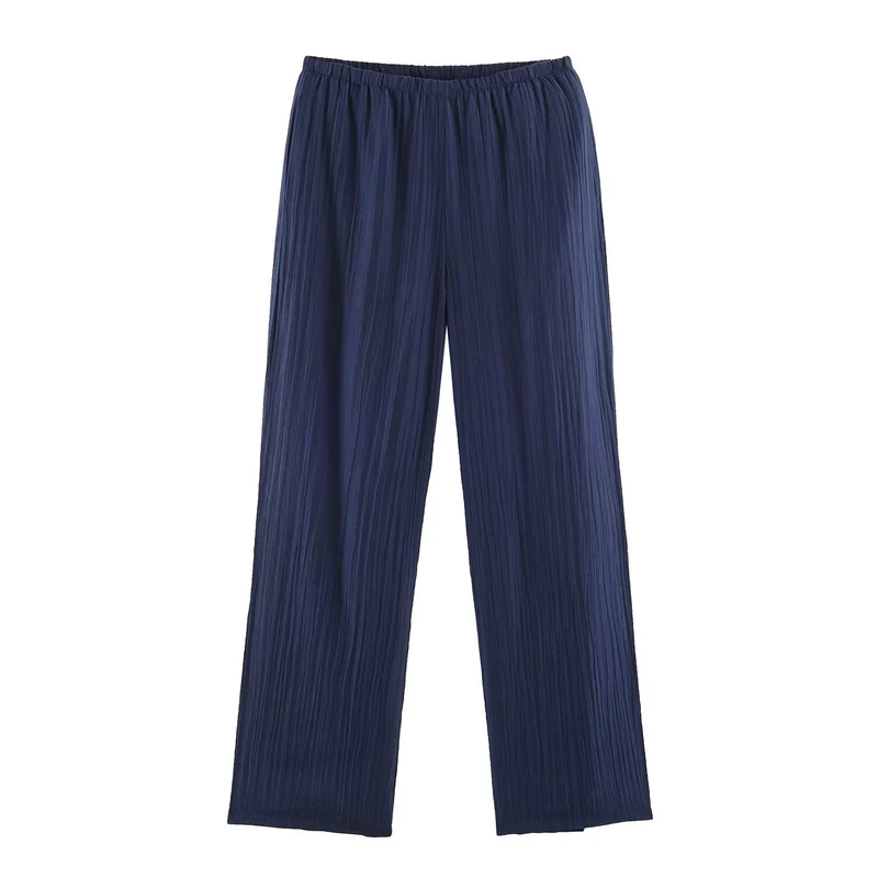 Damen Plissierter Oversize-Kimono mit Hüftkordel und Trompetenärmeln Drune
