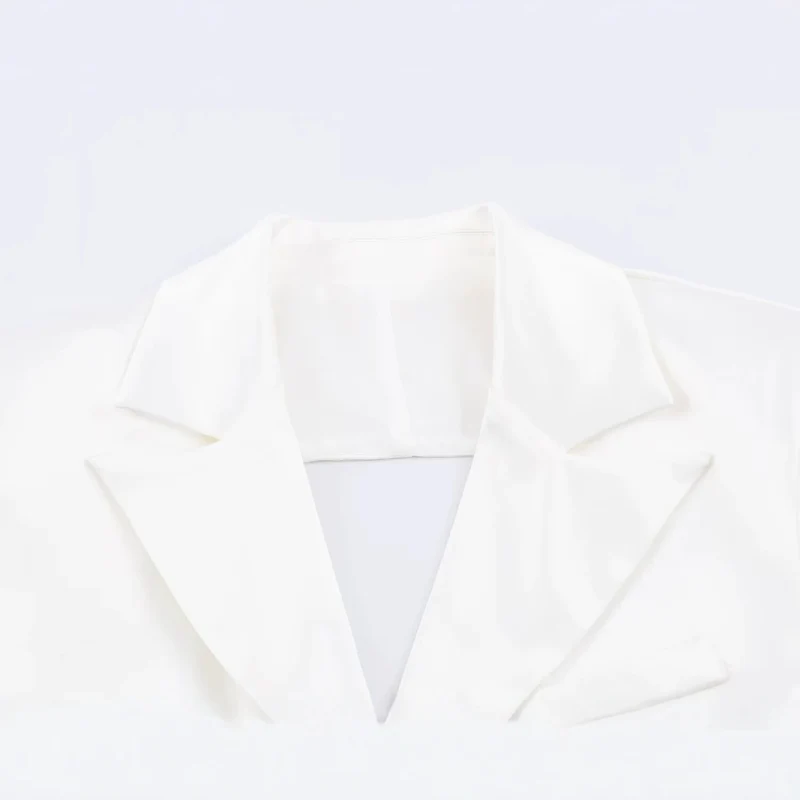 Damen Kurzblazer-Bolero mit Reverskragen und taillierter Silhouette Drune