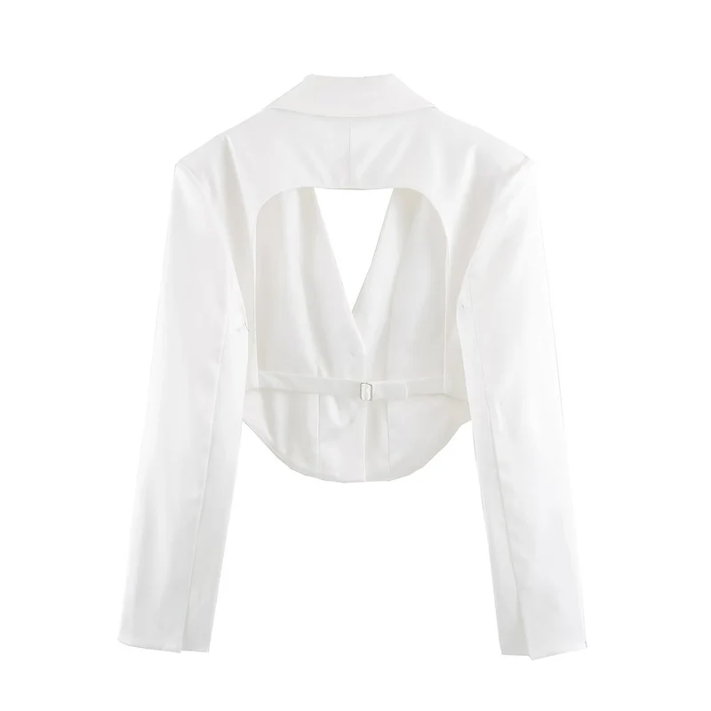 Damen Kurzblazer-Bolero mit Reverskragen und taillierter Silhouette Drune