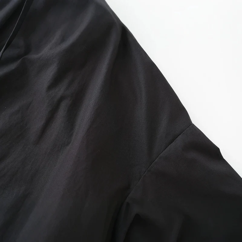 Damen Leichter Cropped-Blouson mit hohem Stehkragen, Tunnelzug und seitlichen Bindebändern Drune