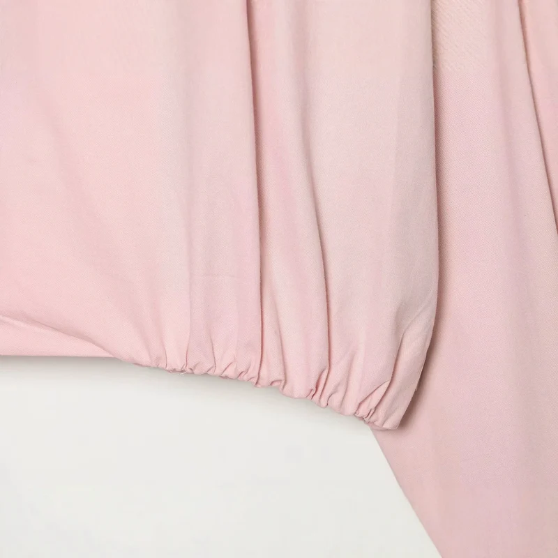 Damen Leichter Cropped‑Blouson mit Hemdkragen, verdecktem Reißverschluss und elastischem Saum Drune