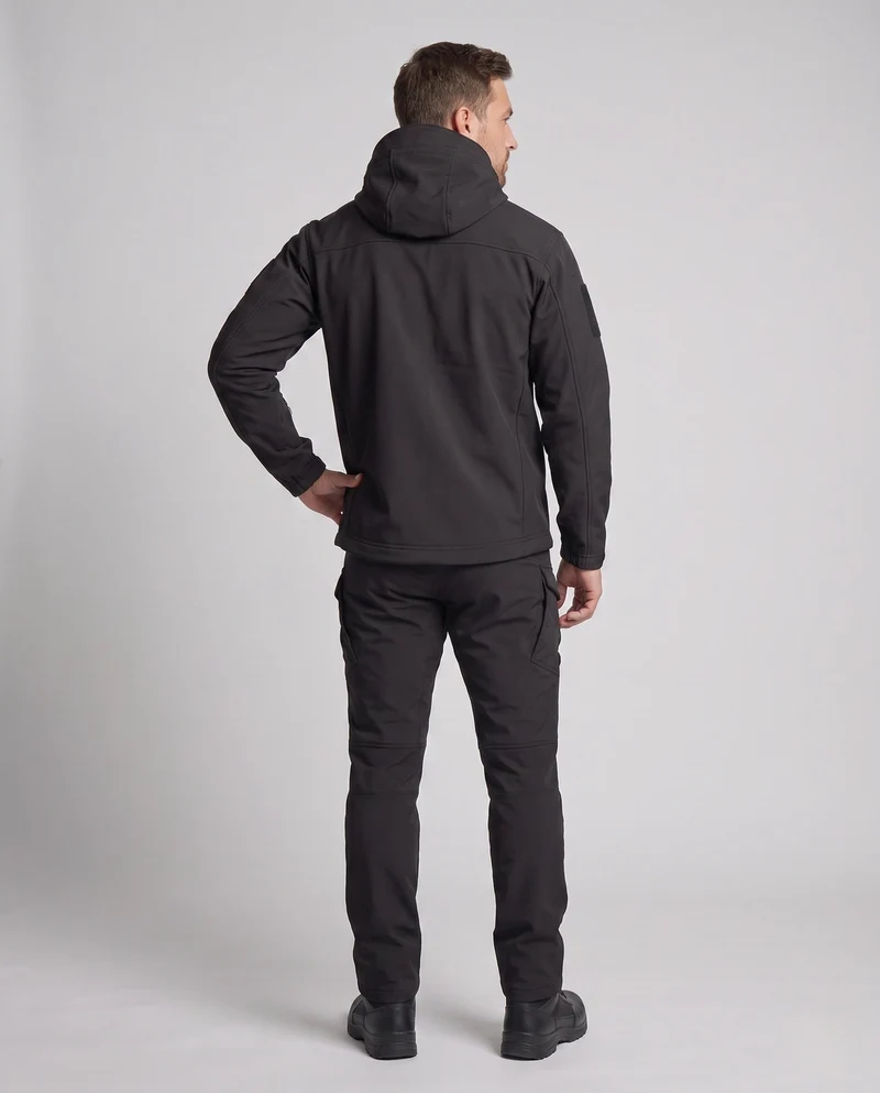 Herren Tactical Softshell Set mit Multifunktionsausstattung und thermischer Innenauskleidung