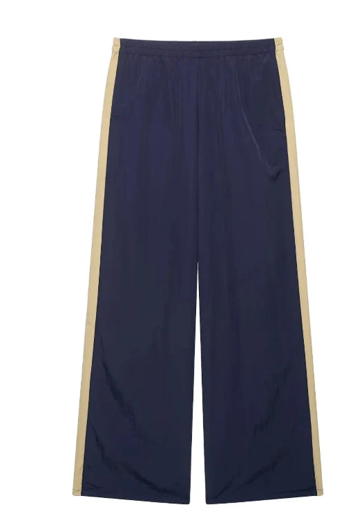 Damen Zweiteiliges Set mit lockerem Hemd und gerade geschnittener Highwaist‑Hose Drune