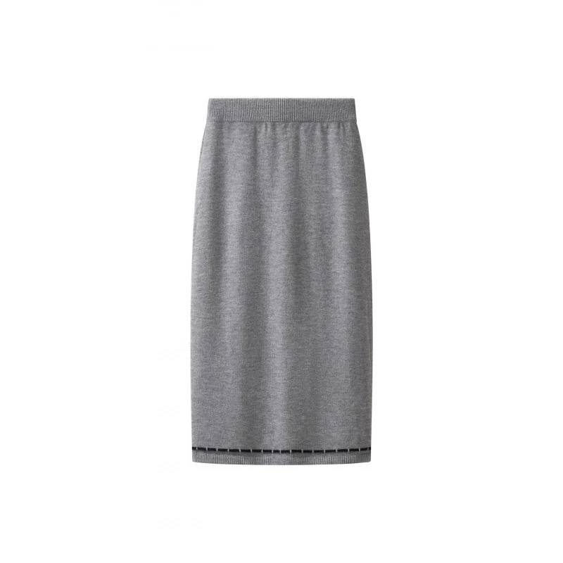 Damen Zweiteiliges Feinstrick‑Set mit kurzgeschnittenem Rüschen‑Cardigan und High‑Waist Bleistiftrock Drune