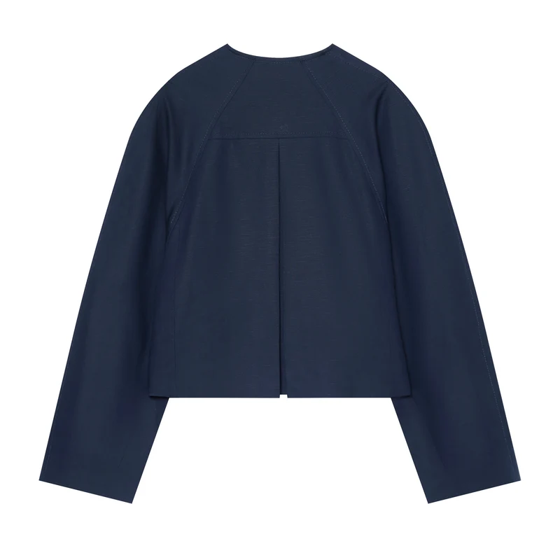 Damen weite High‑Waist Culottehose mit Bundfalten und verdecktem Verschluss Drune