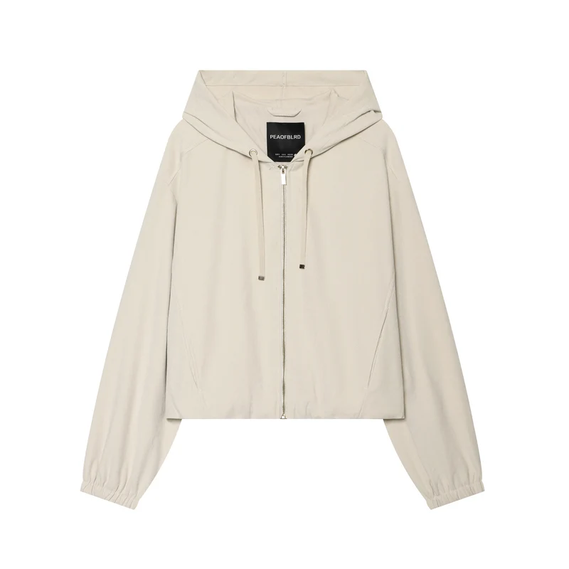 Damen Weite Cordhose mit hohem Elastikbund Tunnelzug und geradem Bein Drune