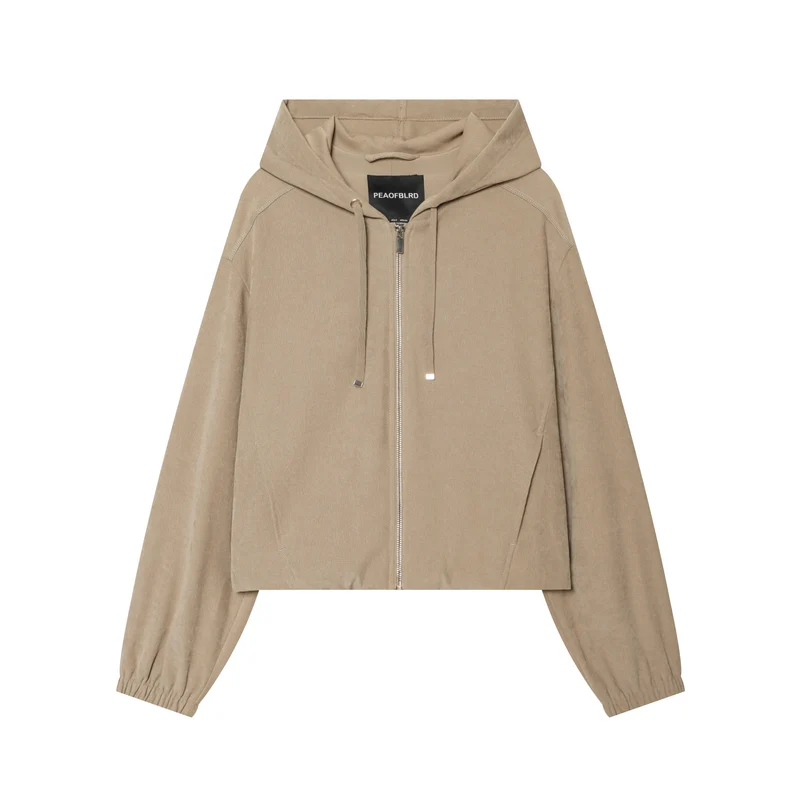Damen Weite Cordhose mit hohem Elastikbund Tunnelzug und geradem Bein Drune