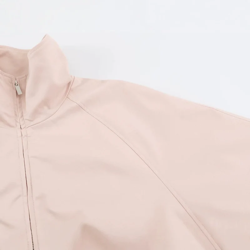 Damen Boxy Kurzblouson mit hohem Stehkragen und Reißverschluss Drune