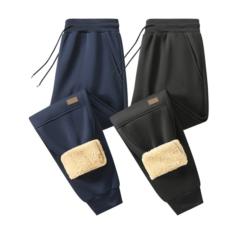 Herren Gefütterte Cozy‑Tech Jogginghose mit Teddy‑Innenfutter, Kordelbund & Bündchen Drune