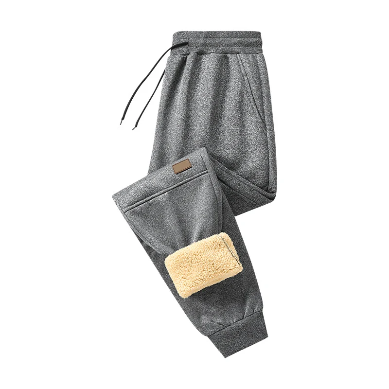 Herren Gefütterte Cozy‑Tech Jogginghose mit Teddy‑Innenfutter, Kordelbund & Bündchen Drune