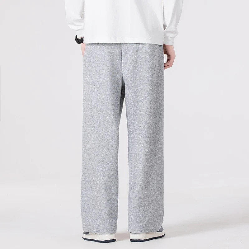 Herren Freizeit-Jogginghose im Oversize-Schnitt mit elastischem Kordelbund & markanter Seitennaht Drune