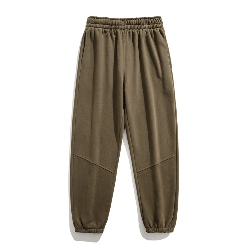 Herren Fleece-Jogginghose mit tapered Schnitt, elastischem Kordelbund & Knie-Paneelen Drune