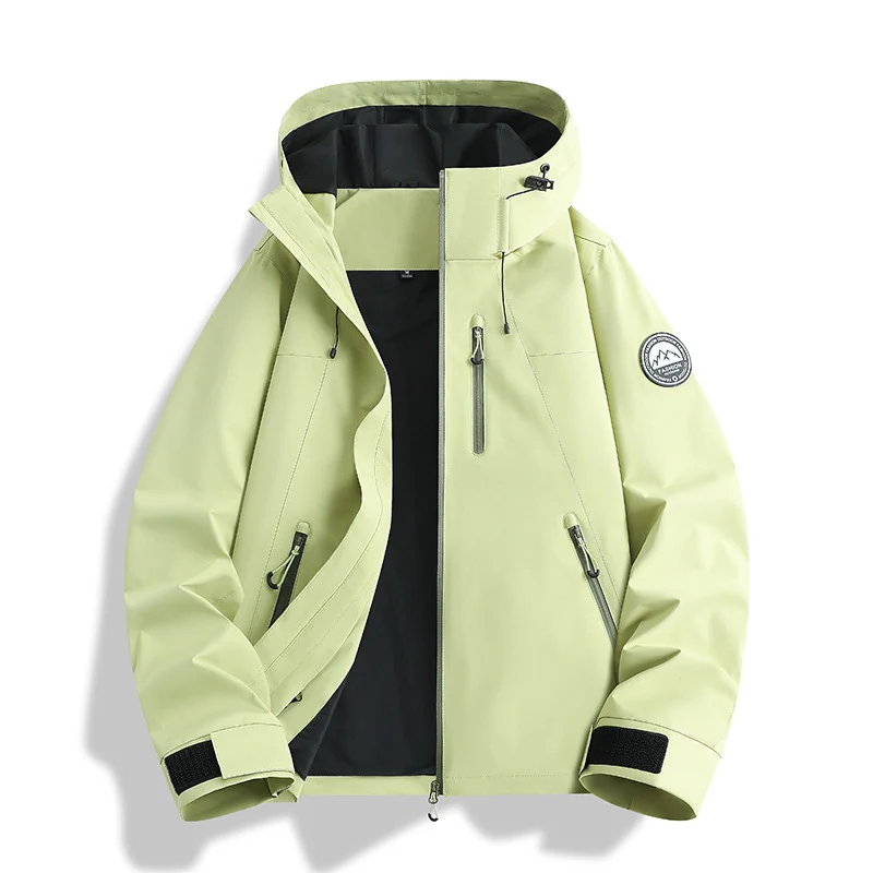 Herren dreiteilige Softshell-Outdoorjacke mit abnehmbarem Fleecefutter und Kapuze Drune