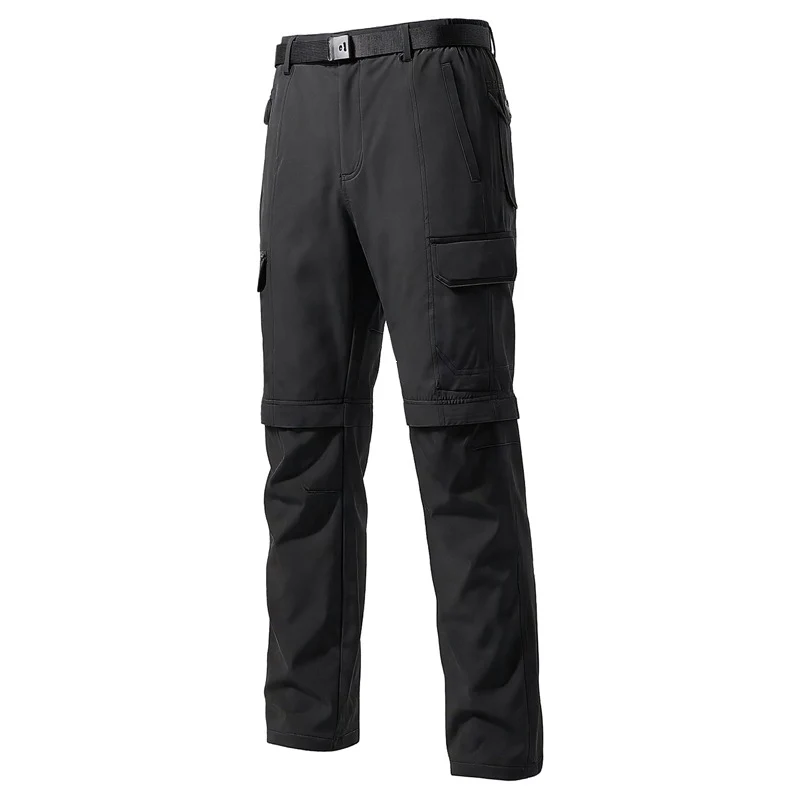 Herren Convertible Cargo-Zipp-Hose mit abnehmbaren Beinen & Multifunktionstaschen Drune