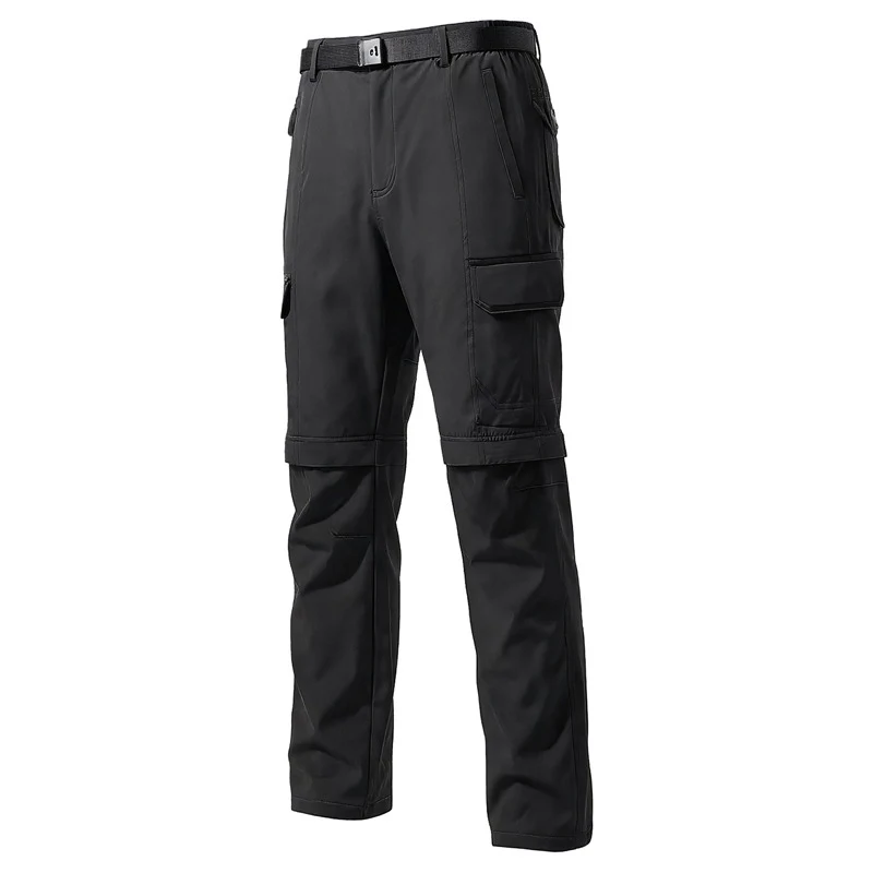 Herren Convertible Cargo-Zipp-Hose mit abnehmbaren Beinen & Multifunktionstaschen Drune