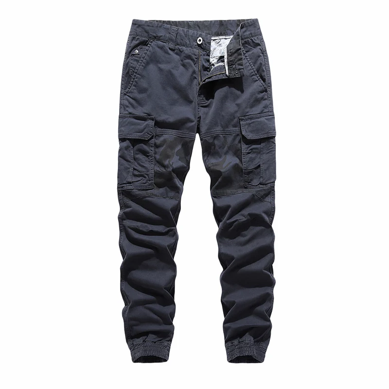 Herren Cargo-Jogginghose mit Utility-Taschen, verstärkten Knieeinsätzen & elastischem Saum Drune