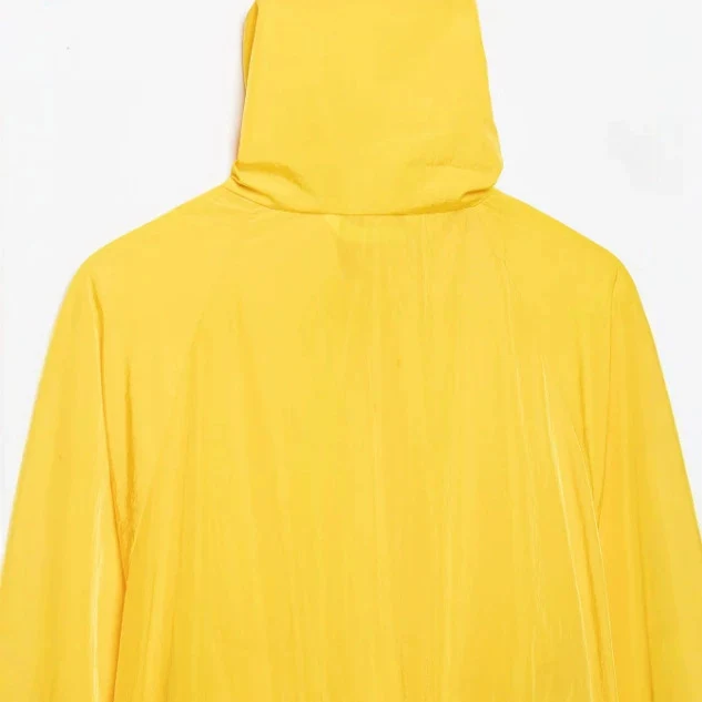 Damen Leichte Oversize‑Utilityjacke mit Tunnelzug‑Taillierung, Stehkragen und Ballonärmeln Drune