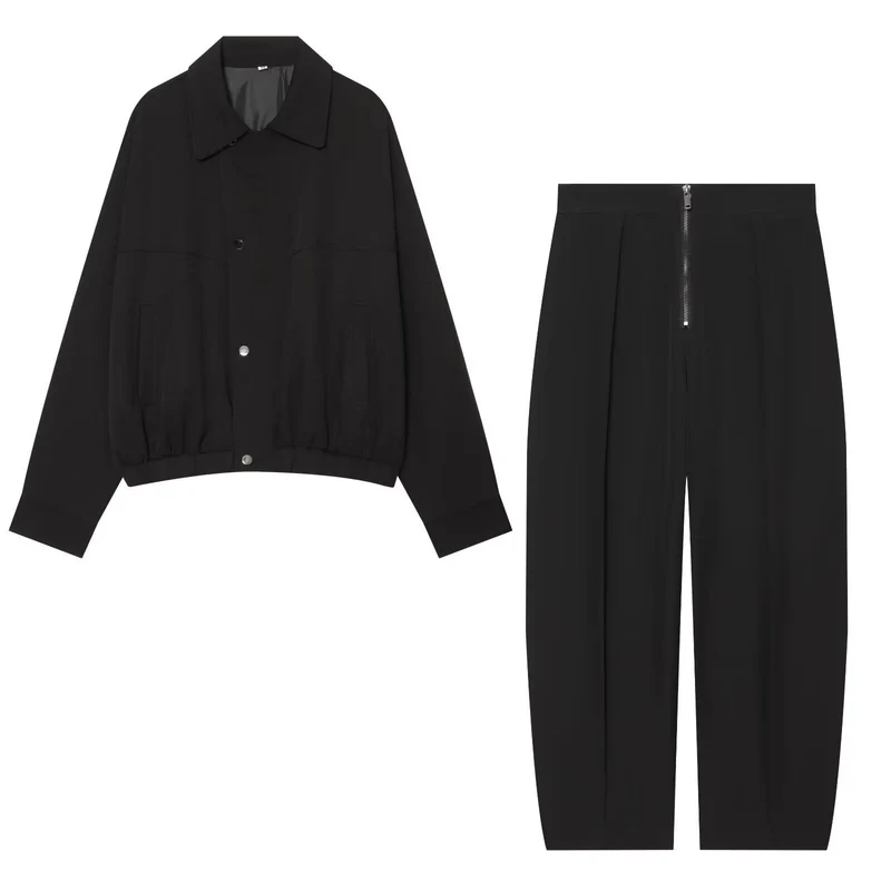 Damen Kurzgeschnittene Utility Blousonjacke mit Tunnelzugbund und aufgesetzten Eingrifftaschen Drune