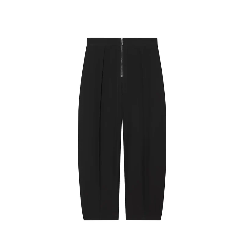 Damen Kurzgeschnittene Utility Blousonjacke mit Tunnelzugbund und aufgesetzten Eingrifftaschen Drune