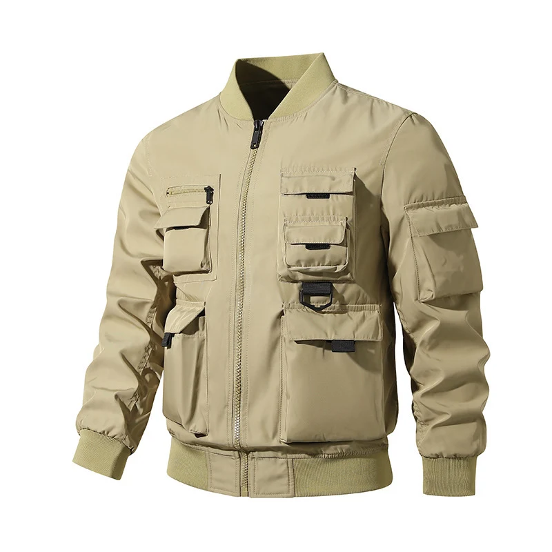 Herren Funktionale Bomberjacke mit zahlreichen Taschen Drune