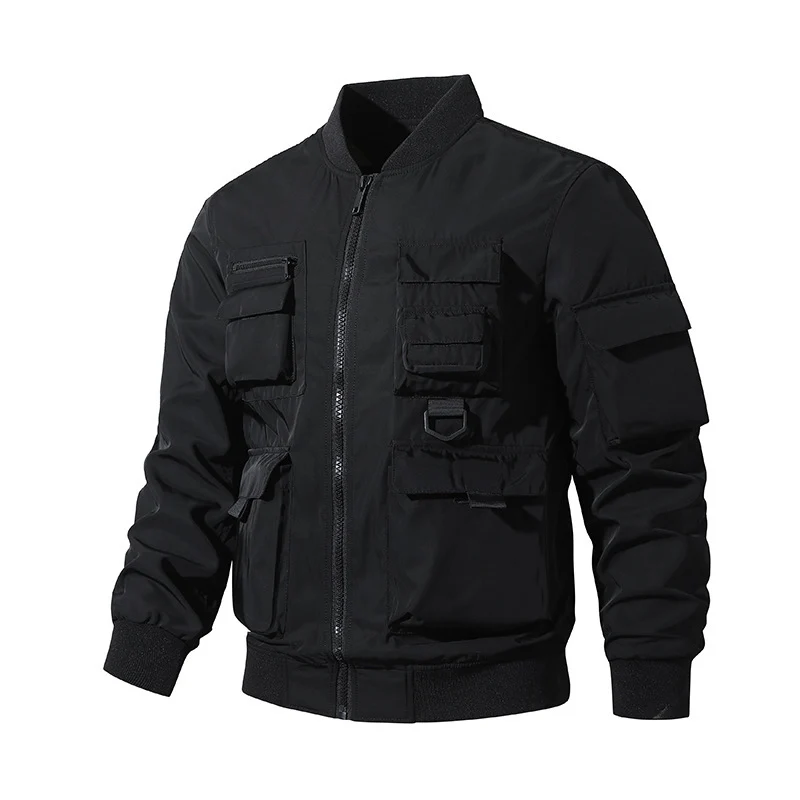 Herren Funktionale Bomberjacke mit zahlreichen Taschen Drune