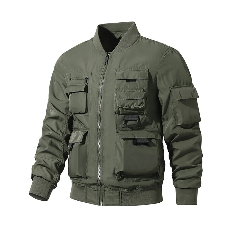 Herren Funktionale Bomberjacke mit zahlreichen Taschen Drune