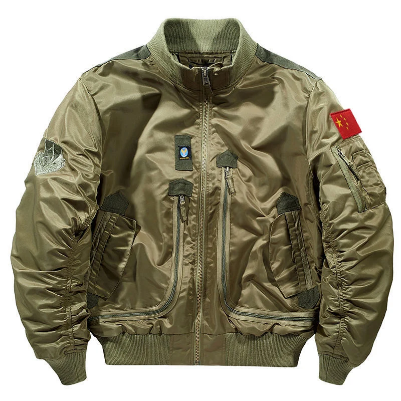 Herren Fliegerjacke mit mehreren Taschen Drune