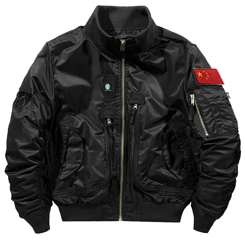 Herren Fliegerjacke mit mehreren Taschen Drune