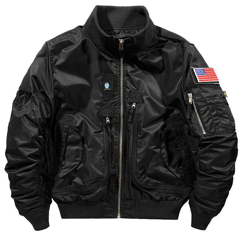 Herren Fliegerjacke mit mehreren Taschen Drune