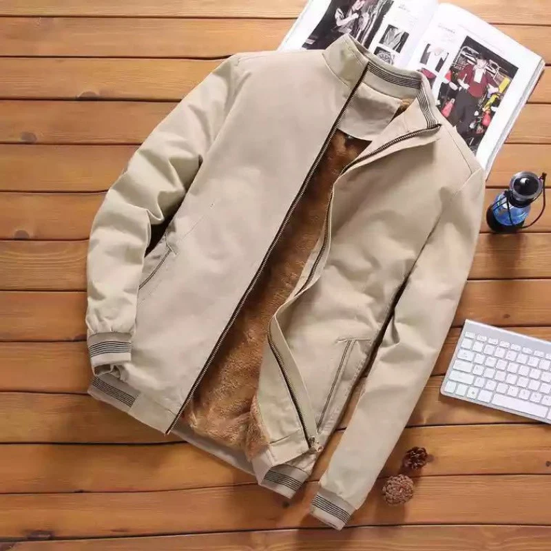 Herren Fleece gefütterte Übergangsjacke Drune
