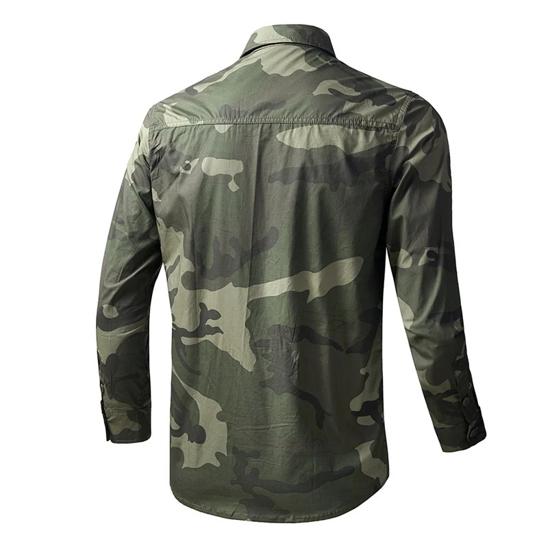Herren Feldjacke im Camouflage-Stil Drune